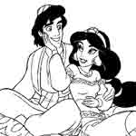 Aladin Coloring Page
