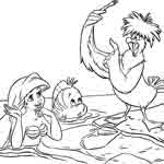 Little Mermaid Coloring Page