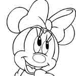 Minnie Mouse Coloring Page