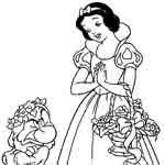 Snow White Coloring Page
